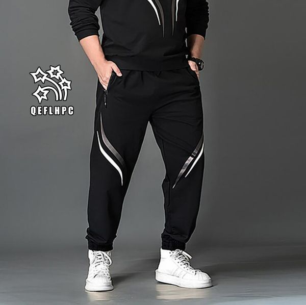 leisure sport men trousers extra large size fertilizer high waist and long trousers small feet guard pants elastic force men's pants m7, Black
leisure sport men trousers extra large size fertilizer high waist and long trousers small feet guard pants elastic force men's pants m7, Black