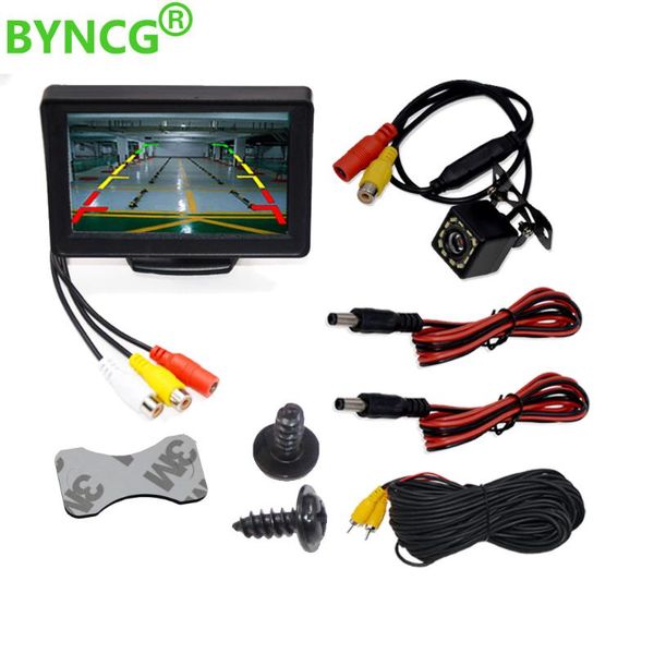 byncg car rear view camera with 4.3 inch table monitor tft mirror for parking reaverse backup system night vision waterproof
byncg car rear view camera with 4.3 inch table monitor tft mirror for parking reaverse backup system night vision waterproof