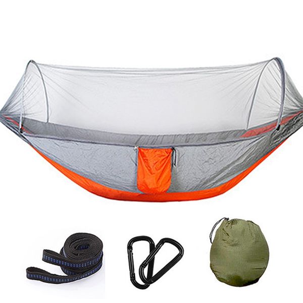 portable outdoor camping hammock with mosquito net parachute fabric hammocks beds hanging swing sleeping bed tree tent gray oran
portable outdoor camping hammock with mosquito net parachute fabric hammocks beds hanging swing sleeping bed tree tent gray oran