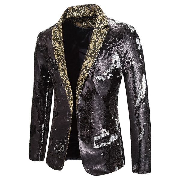 men's jackets men charm casual suit fit for sequin party with patchwork cardigan leopard blouse streetwear mans, Black;brown
men's jackets men charm casual suit fit for sequin party with patchwork cardigan leopard blouse streetwear mans, Black;brown