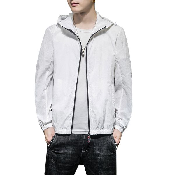 men sunscreen jacket 2020 summer waterproof quick dry streetwear casual jacket men thin windbreaker breathable solid hooded coat, Black;brown
men sunscreen jacket 2020 summer waterproof quick dry streetwear casual jacket men thin windbreaker breathable solid hooded coat, Black;brown