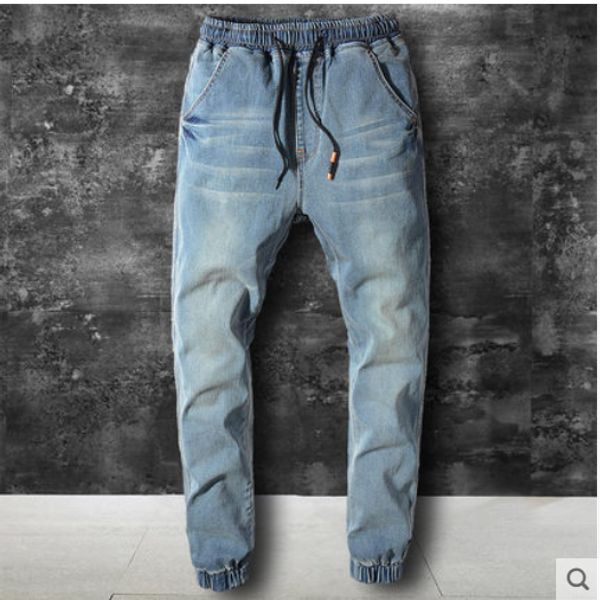 light blue men big yards elastic waist jeans male beam foot loose with draw string trousers nostalgic haroun pants fat fat man
light blue men big yards elastic waist jeans male beam foot loose with draw string trousers nostalgic haroun pants fat fat man