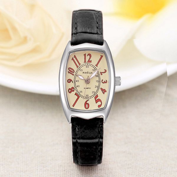 women barrel square watches alloy ladies wristwatch simple big nemeral girl tonneau style leather quartz watch, Slivery;brown
women barrel square watches alloy ladies wristwatch simple big nemeral girl tonneau style leather quartz watch, Slivery;brown