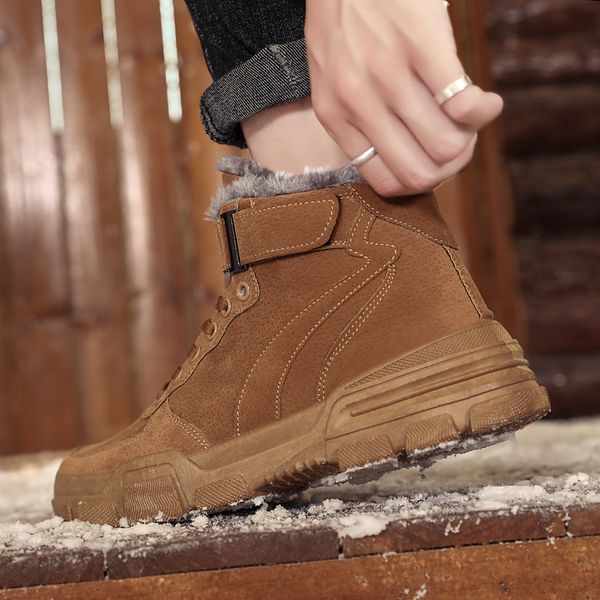 men winter boots warm shoes male casual footwear comfortable masculino buty sneakers, Black
men winter boots warm shoes male casual footwear comfortable masculino buty sneakers, Black