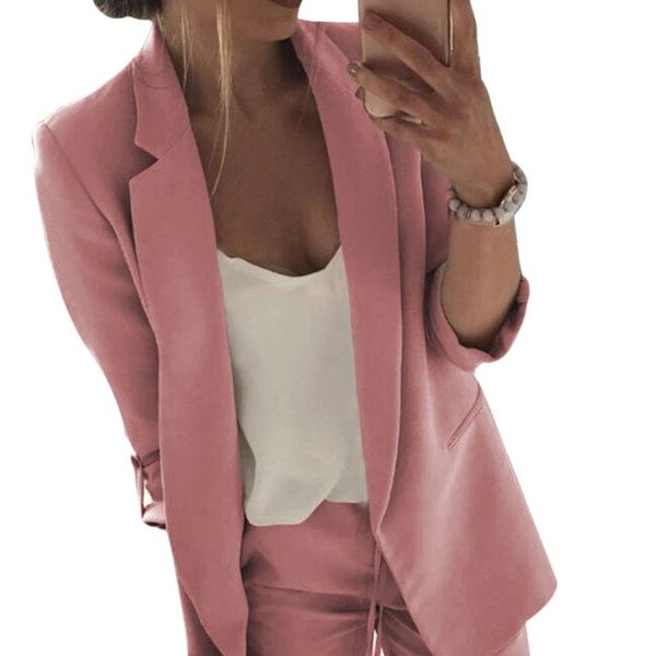 office ladies slim blazer plus size fit long sleeve fashion solid color for women notched blouse coats blazers female, White;black
office ladies slim blazer plus size fit long sleeve fashion solid color for women notched blouse coats blazers female, White;black