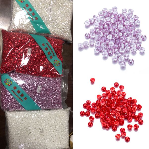 6mm half pearl concave bling gems resin acrylic deco nail art craft approx 5000pcs red/purple/white/ivory, Silver;gold
6mm half pearl concave bling gems resin acrylic deco nail art craft approx 5000pcs red/purple/white/ivory, Silver;gold