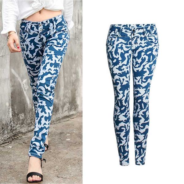 women fashion stylish blue camouflage pattern jeans jacquard slim printed streetwear harajuku hip hop denim pencil pants ladies
women fashion stylish blue camouflage pattern jeans jacquard slim printed streetwear harajuku hip hop denim pencil pants ladies