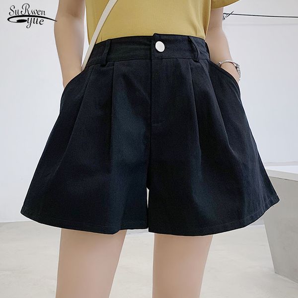 2020 korean style summer plus size women shorts casual high waist solid wide leg white shorts for women short femme 9002 50, White;black
2020 korean style summer plus size women shorts casual high waist solid wide leg white shorts for women short femme 9002 50, White;black