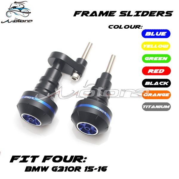 motorcycle cnc aluminum falling protection frame sliders crash protector for g310r g310 r g 310r 2015 2016
motorcycle cnc aluminum falling protection frame sliders crash protector for g310r g310 r g 310r 2015 2016