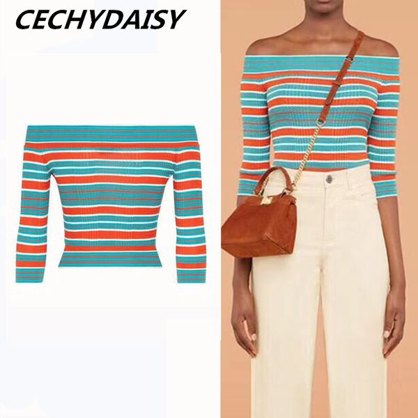 sweater crop women korean jumper rainbow bule striped shirt summer 2020 casual slash neck harajuku knitting zaful, White;black
sweater crop women korean jumper rainbow bule striped shirt summer 2020 casual slash neck harajuku knitting zaful, White;black