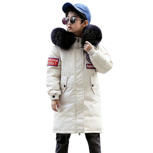 boys down jacket white duck down raccoon fur collar big kids winter jacket korean long thick windbreaker russian winter, Blue;gray
boys down jacket white duck down raccoon fur collar big kids winter jacket korean long thick windbreaker russian winter, Blue;gray