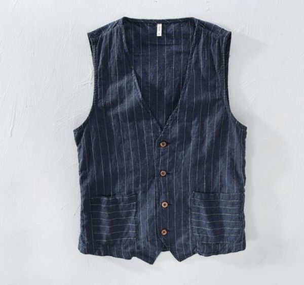 men vest linen striped summer coats men's stripe vests slim jacket mens sleeveless xxxl thin boys male clothing waistcoat, Black;white
men vest linen striped summer coats men's stripe vests slim jacket mens sleeveless xxxl thin boys male clothing waistcoat, Black;white