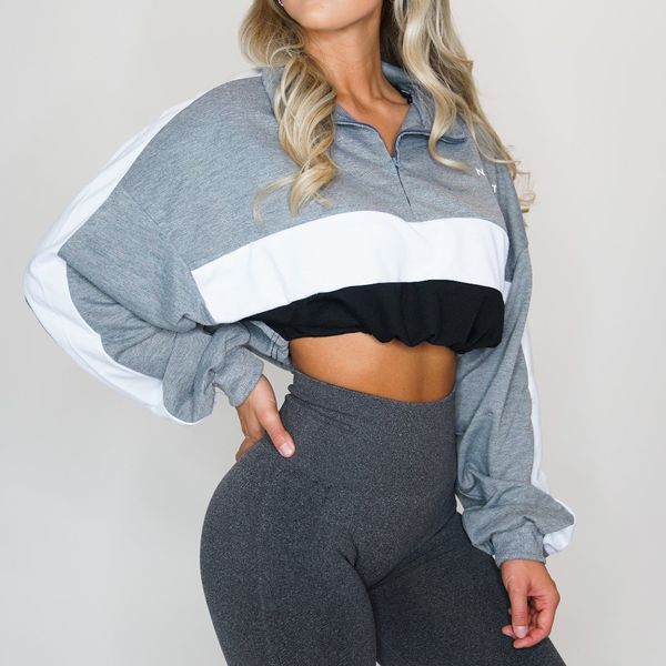 vutru women cropped pullover running jacket yoga zipper long sleeve women sport jacket fitness ladies hoodies, Black;red
vutru women cropped pullover running jacket yoga zipper long sleeve women sport jacket fitness ladies hoodies, Black;red