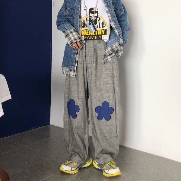 streetwear korean plaid printing pocket loose pockets cargo pants solid big pocket baggy pants trousers comfortable trousers, Black;white
streetwear korean plaid printing pocket loose pockets cargo pants solid big pocket baggy pants trousers comfortable trousers, Black;white