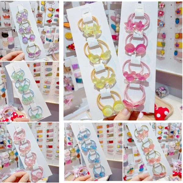 5set/lot new elastic hair bands girl korean resin transparent star heart mouse heads hair rope accessories, Slivery;white
5set/lot new elastic hair bands girl korean resin transparent star heart mouse heads hair rope accessories, Slivery;white