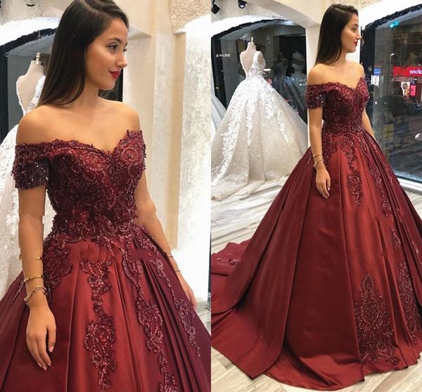 wine embroidery beading crystal quinceanera dress vestiods de festia 2020 off the shoulder draped satin prom dress a-line evening gowns long, Blue;red
wine embroidery beading crystal quinceanera dress vestiods de festia 2020 off the shoulder draped satin prom dress a-line evening gowns long, Blue;red
