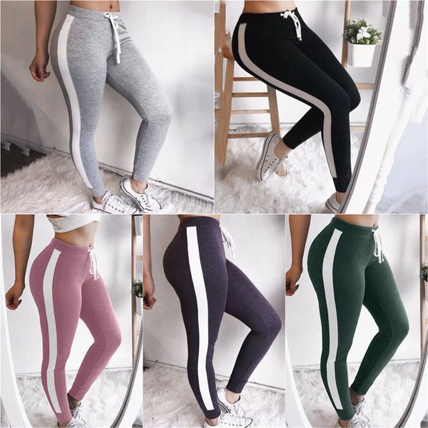 women casual harem pants side striped sports trousers sweatpants leggings jogger, Blue
women casual harem pants side striped sports trousers sweatpants leggings jogger, Blue