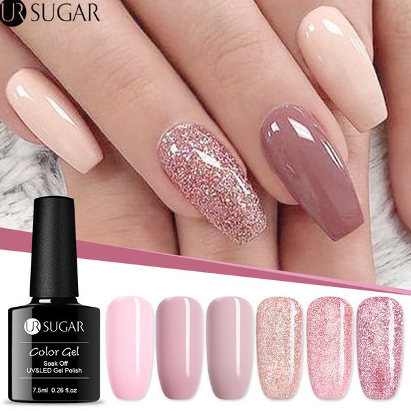 ur sugar 7.5ml rose gold glitter uv gel nail polish sequins soak off uv gel varnish nude color nail polish art lacquer, Red;pink
ur sugar 7.5ml rose gold glitter uv gel nail polish sequins soak off uv gel varnish nude color nail polish art lacquer, Red;pink