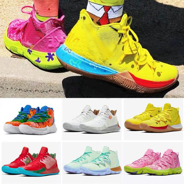 2020 new women kyrie shoes tv pe basketball shoes 5 for 20th anniversary irving 5s pineapple house graffiti x squidward sponge size 36-46, Black
2020 new women kyrie shoes tv pe basketball shoes 5 for 20th anniversary irving 5s pineapple house graffiti x squidward sponge size 36-46, Black