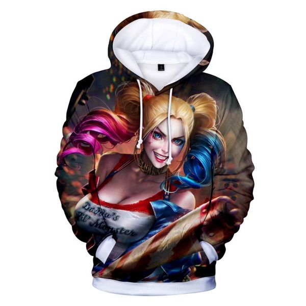 new movic joker and quinn 3d hoodies sweatshirt boys/girls streetwear popular haha joker creative hip hop clothes, Black
new movic joker and quinn 3d hoodies sweatshirt boys/girls streetwear popular haha joker creative hip hop clothes, Black