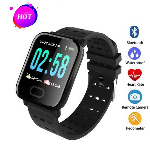 A6 Smart Watch Фитнес-Трекер Браслет Цветной Сенсорный Экран Водонепроницаемый Smartwatch Т
A6 Smart Watch Фитнес-Трекер Браслет Цветной Сенсорный Экран Водонепроницаемый Smartwatch Т