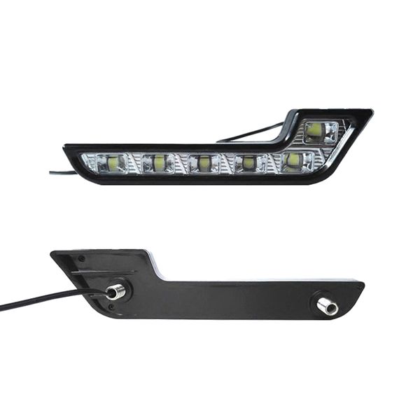 2x fog light front lamp with white lights 6 led l type 12v daytime running light drl auto car driving universal car
2x fog light front lamp with white lights 6 led l type 12v daytime running light drl auto car driving universal car