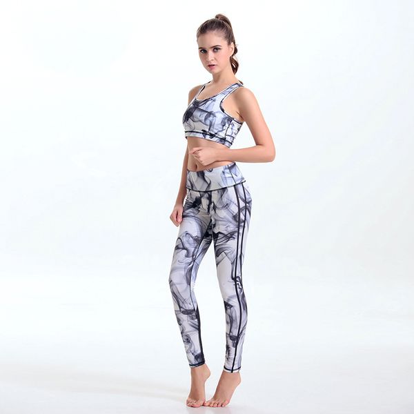 2020 new printed women sets running sport bra leggings fitness clothes set spandex workout clothing 2 pcs black yoga suit, White;red
2020 new printed women sets running sport bra leggings fitness clothes set spandex workout clothing 2 pcs black yoga suit, White;red