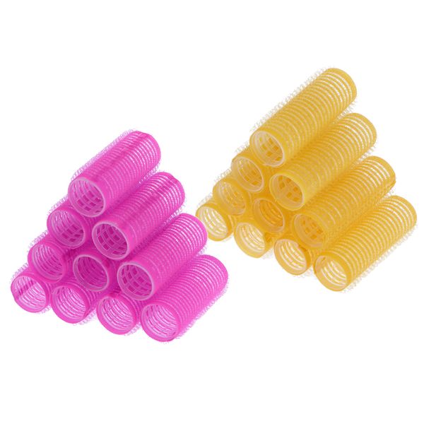 20pcs plastic hair roller curling curls bangs roller self grip hair rollers 
20pcs plastic hair roller curling curls bangs roller self grip hair rollers