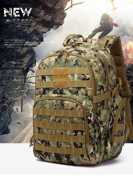 new camouflage outdoor trekking tactical backpacks camping bags mountaineering bag men's hiking rucksack travel backpack
new camouflage outdoor trekking tactical backpacks camping bags mountaineering bag men's hiking rucksack travel backpack