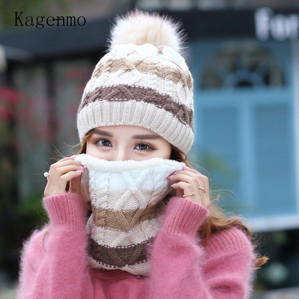 kagenmo new woolen knit cap and scarf thick villus keep warm female twinset outdoor windproof face neck protection for women, Blue;gray
kagenmo new woolen knit cap and scarf thick villus keep warm female twinset outdoor windproof face neck protection for women, Blue;gray