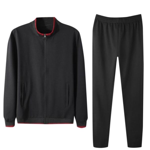 gym clothing men's sportswear casual spring tracksuit men two pieces sets stand collar jackets sweatshirt pants joggers track suit runn, White;black
gym clothing men's sportswear casual spring tracksuit men two pieces sets stand collar jackets sweatshirt pants joggers track suit runn, White;black