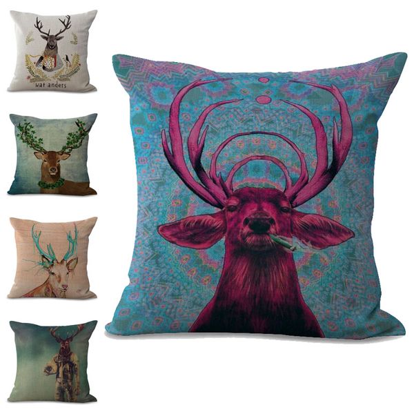 animal elk wapiti pillow case cushion cover linen cotton throw square pillowcase cover decor drop ship 300726
animal elk wapiti pillow case cushion cover linen cotton throw square pillowcase cover decor drop ship 300726
