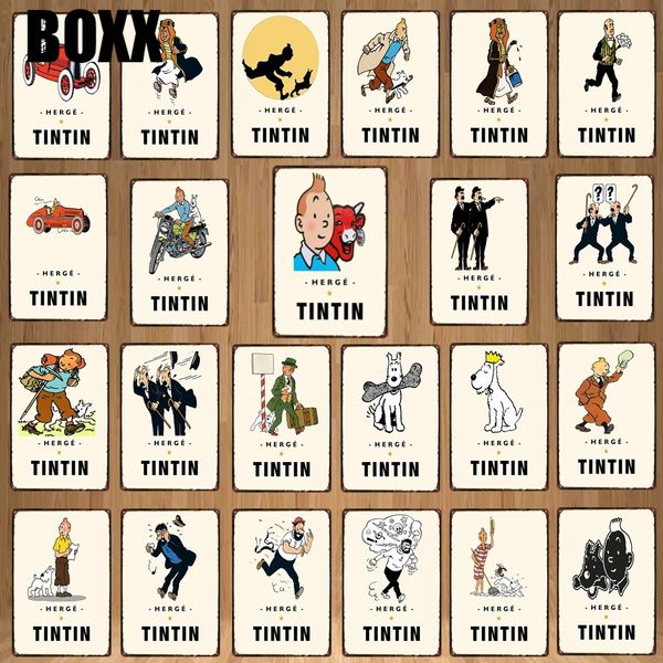 adventures of tintin metal sign vintage style cafe wall home art kids room decoration unique gift
adventures of tintin metal sign vintage style cafe wall home art kids room decoration unique gift