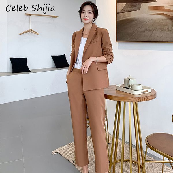 shijia woman pant suits notched collar blazer + high waist pants solid work office lady 2 piece sets autumn winter 2019, White;black
shijia woman pant suits notched collar blazer + high waist pants solid work office lady 2 piece sets autumn winter 2019, White;black