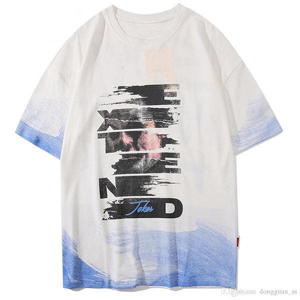letter print high street t shirt mens 2020ss streetwear short shirts casual cotton loose summer tees, White;black
letter print high street t shirt mens 2020ss streetwear short shirts casual cotton loose summer tees, White;black
