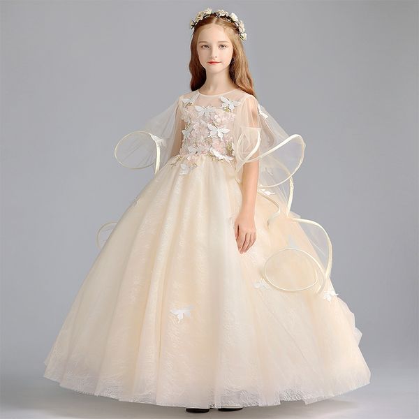 princess lace butterfly sequin flower girl dress halter meal dress wedding banquet, Red;yellow
princess lace butterfly sequin flower girl dress halter meal dress wedding banquet, Red;yellow