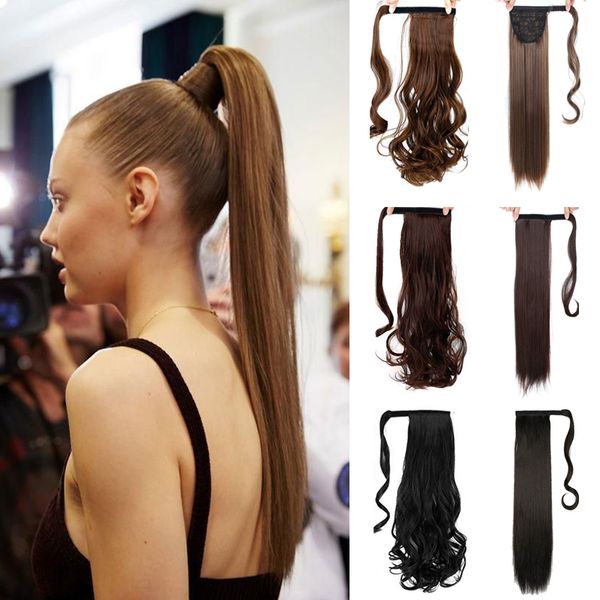 mstn 24inches long wrap on synthetic straight ponytails for women natural clip in hair extension hairpieces blonde false hair
mstn 24inches long wrap on synthetic straight ponytails for women natural clip in hair extension hairpieces blonde false hair