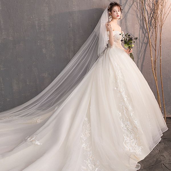 gorgeous ivory bridal gown 3d flowers beading sleeves ball gown lace wedding dress vestidos de noivas shoulderless dress, White
gorgeous ivory bridal gown 3d flowers beading sleeves ball gown lace wedding dress vestidos de noivas shoulderless dress, White