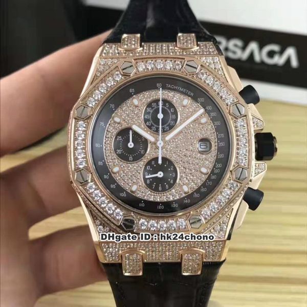 3 style 42mm rose gold full diamond vk quartz chronograph mens watches 26067or.zz.d002cr.01 diamonds dial diamond bezel leather strap, Slivery;brown
3 style 42mm rose gold full diamond vk quartz chronograph mens watches 26067or.zz.d002cr.01 diamonds dial diamond bezel leather strap, Slivery;brown