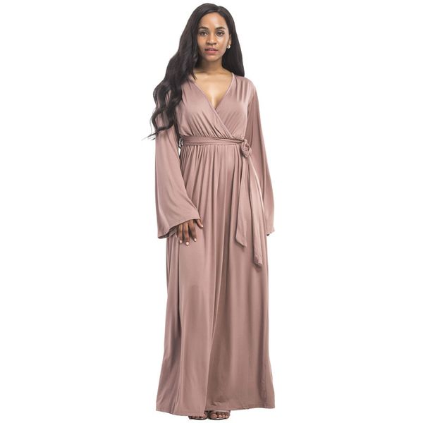 long sleeve v-neck maternity evening dress for pregnant women elegant clothes pregnancy dress lady vestidos gravidas clothing, White
long sleeve v-neck maternity evening dress for pregnant women elegant clothes pregnancy dress lady vestidos gravidas clothing, White