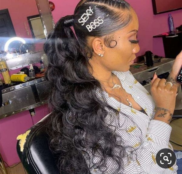 diva body wave human hair ponytail hair extension for black women drawstring ponytail clips wet wavy pony tail hair piece natural black 1b
diva body wave human hair ponytail hair extension for black women drawstring ponytail clips wet wavy pony tail hair piece natural black 1b