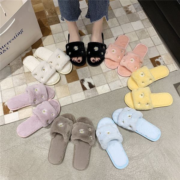women's indoor slipper 2020 summer new fashion home shoes woman casual flat house slides female round head furry slippers women, Black
women's indoor slipper 2020 summer new fashion home shoes woman casual flat house slides female round head furry slippers women, Black