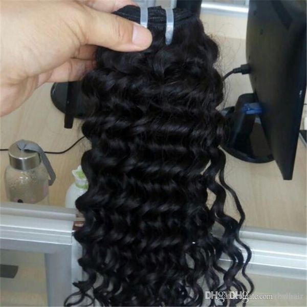 elibess марка модное стиль deep волна утка волос 100% волос natural color human 3шт / lot, свободная dhl, Black
elibess марка модное стиль deep волна утка волос 100% волос natural color human 3шт / lot, свободная dhl, Black