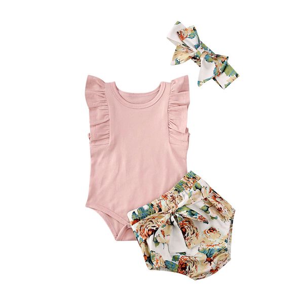 2020 summer newborn kid baby girl clothes ruffle sleeve romper floral shorts headband outfit, White
2020 summer newborn kid baby girl clothes ruffle sleeve romper floral shorts headband outfit, White