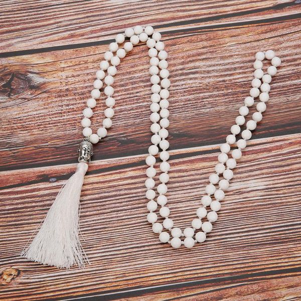 energy meditation yoga natural stone 108 handmade knot buddha head pendant tassel necklace, Silver
energy meditation yoga natural stone 108 handmade knot buddha head pendant tassel necklace, Silver