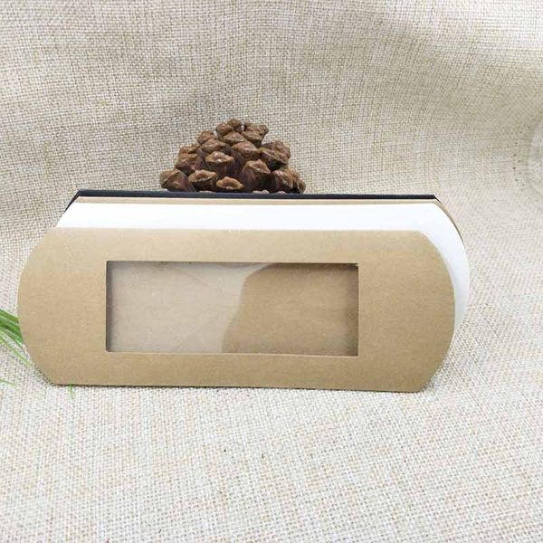 50 pcs new black/kraft/white paper pillow window box package custom cost extra for favors/gifts/products package box
50 pcs new black/kraft/white paper pillow window box package custom cost extra for favors/gifts/products package box
