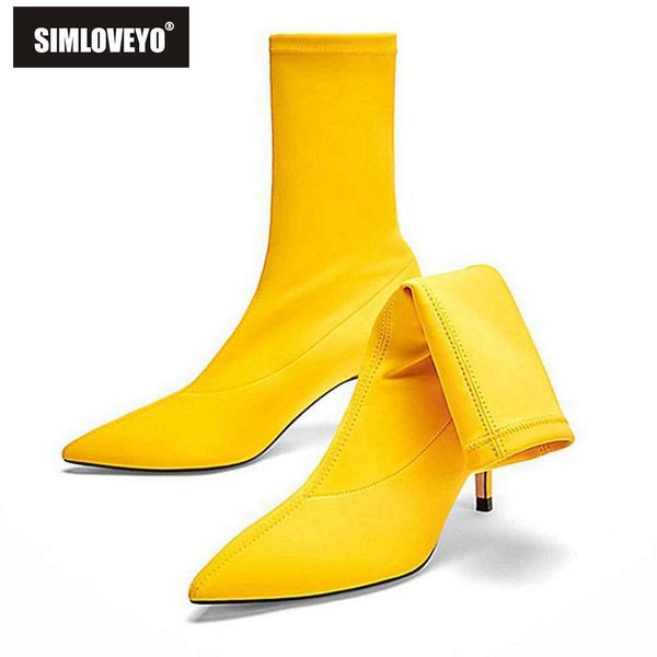 new women sock boots pointed toe elastic boots slip on high heel mid-calf women stiletto botas j396a, Black
new women sock boots pointed toe elastic boots slip on high heel mid-calf women stiletto botas j396a, Black