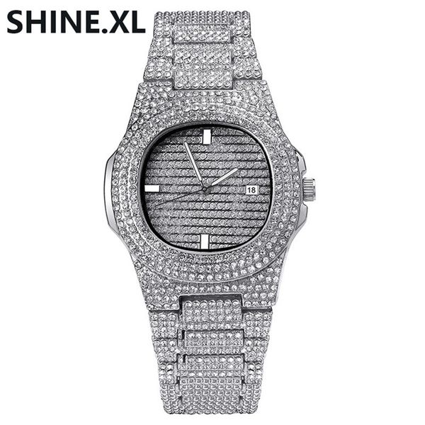 mens watch quartz gold hip hop wrist watches with micro pave cz stainless steel wristband clock hours, Slivery;brown
mens watch quartz gold hip hop wrist watches with micro pave cz stainless steel wristband clock hours, Slivery;brown