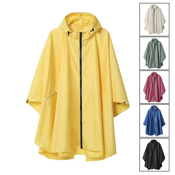 yuding 1pc six plain colors good quality waterproof men hooded rain coat cape women trench rainwear poncho with handbag
yuding 1pc six plain colors good quality waterproof men hooded rain coat cape women trench rainwear poncho with handbag