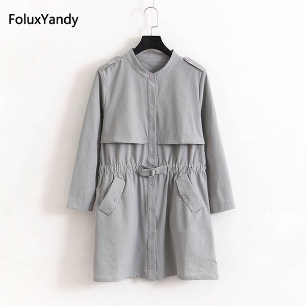 new spring single breasted trench coat for women plus size 3 4 xl casual thin long trench outerwear kkfy1052, Tan;black
new spring single breasted trench coat for women plus size 3 4 xl casual thin long trench outerwear kkfy1052, Tan;black